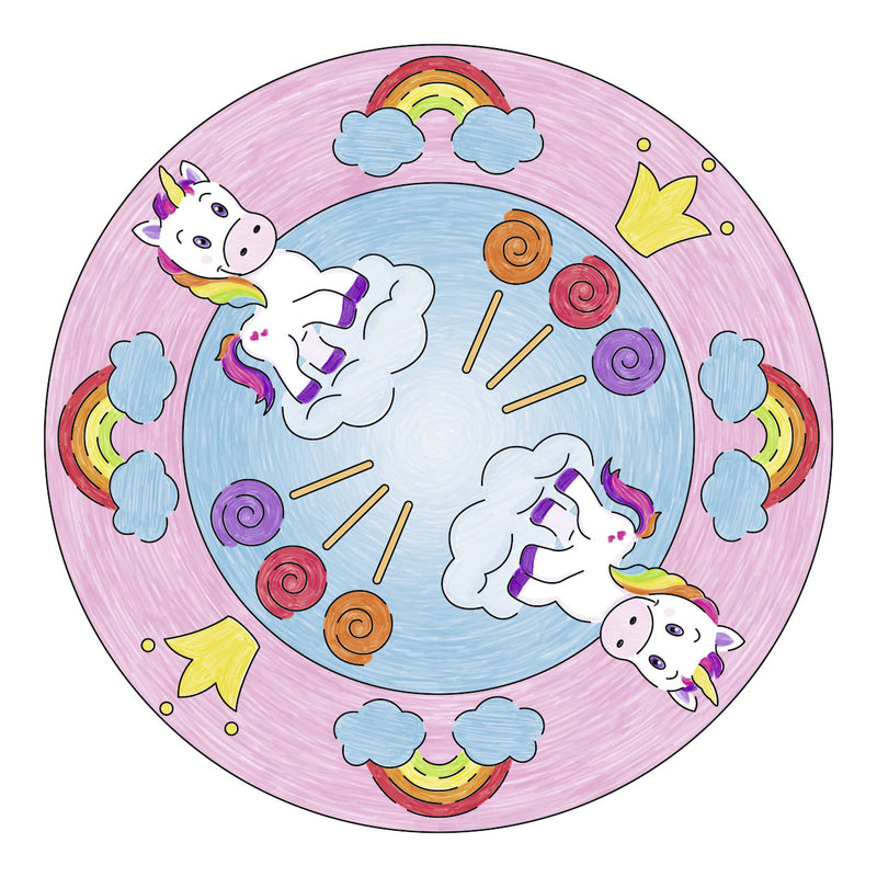 Load image into Gallery viewer, Mandala-designer ravensburger 2in1 - eenhoorn

