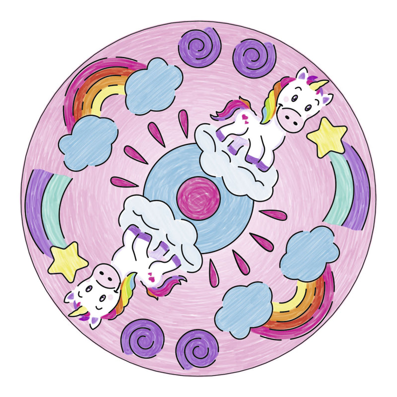 Load image into Gallery viewer, Mandala-designer ravensburger mini - eenhoorn
