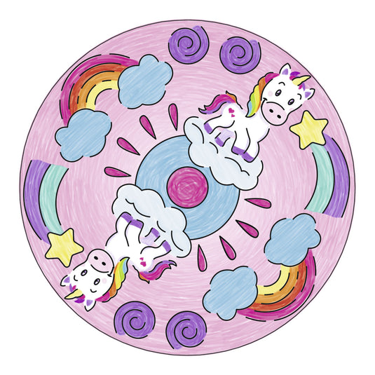 Mandala-designer ravensburger mini - eenhoorn