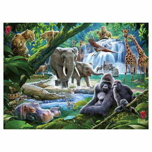 Ravensburger puzzel jungle dieren - legpuzzel - 100 stukjes