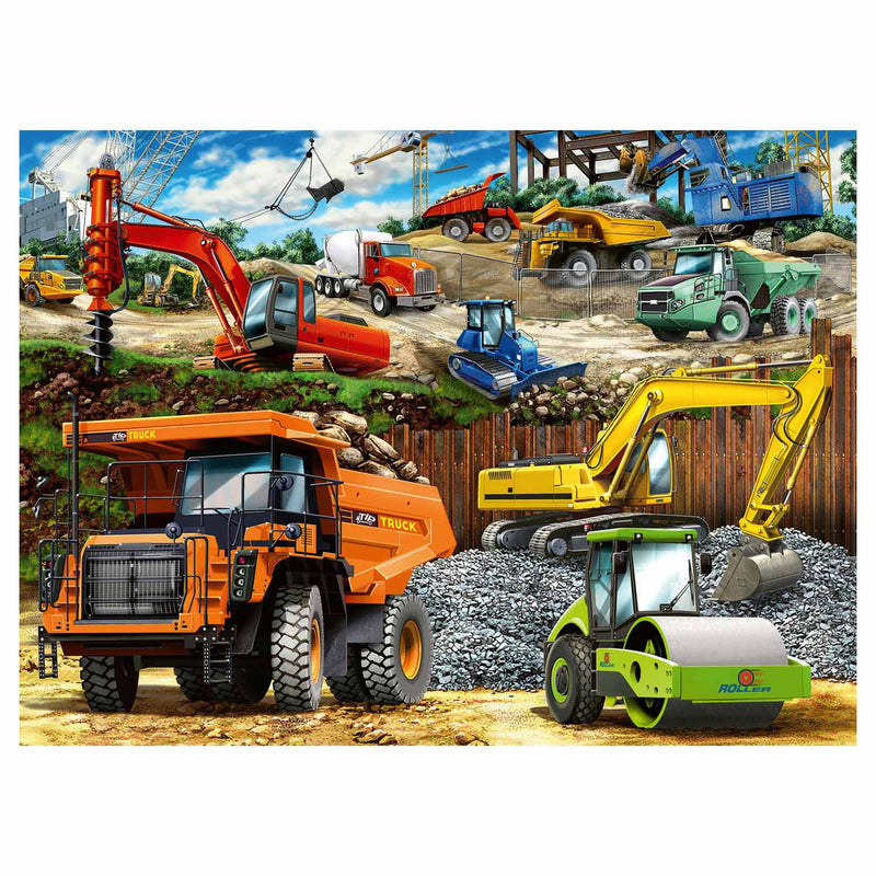 Load image into Gallery viewer, Ravensburger bouwvoertuigen, 100st. xxl

