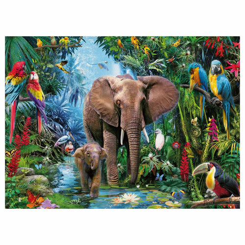Ravensburger - Olifanten in de Jungle 150 stuks XXL