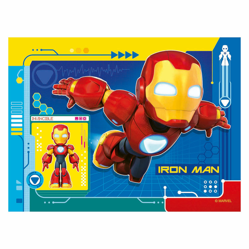 Load image into Gallery viewer, Ravensburger legpuzzel iron man en zijn fantastische vriendjes - 4 puzzels
