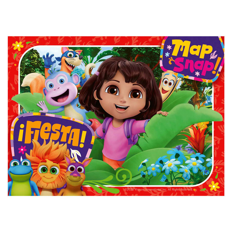 Load image into Gallery viewer, Ravensburger legpuzzel dora the explorer kom bij het avontuur! - 4 puzzels
