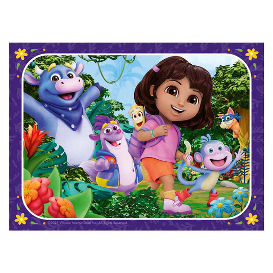 Ravensburger legpuzzel dora the explorer kom bij het avontuur! - 4 puzzels