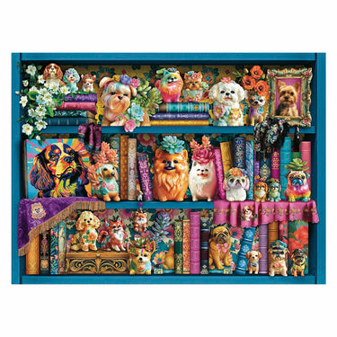 Ravensburger puzzel precious porcelain pugs - legpuzzel - 500 stukjes