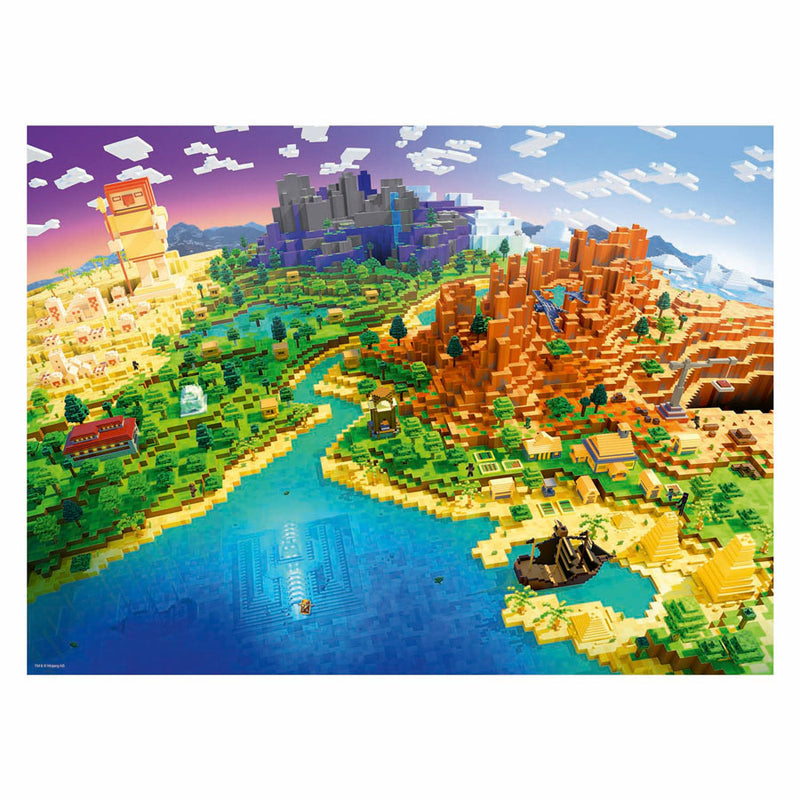 Load image into Gallery viewer, Ravensburger legpuzzel minecraft - 500st.
