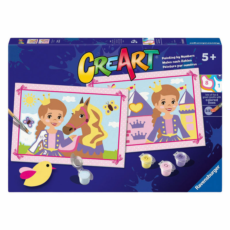 Load image into Gallery viewer, Ravensburger creart schilderen op nummer - kleine prinsessen
