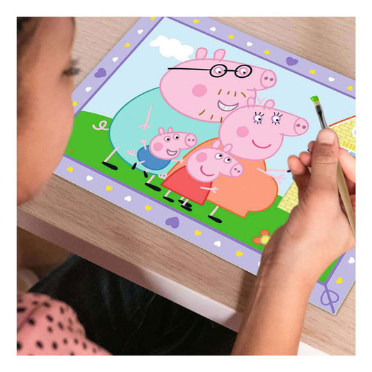 Ravensburger schilderen op nummer peppa pig familie creatief speelgoed.