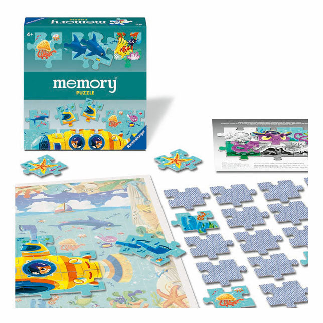 Load image into Gallery viewer, Ravensburger memory puzzle onderwater
