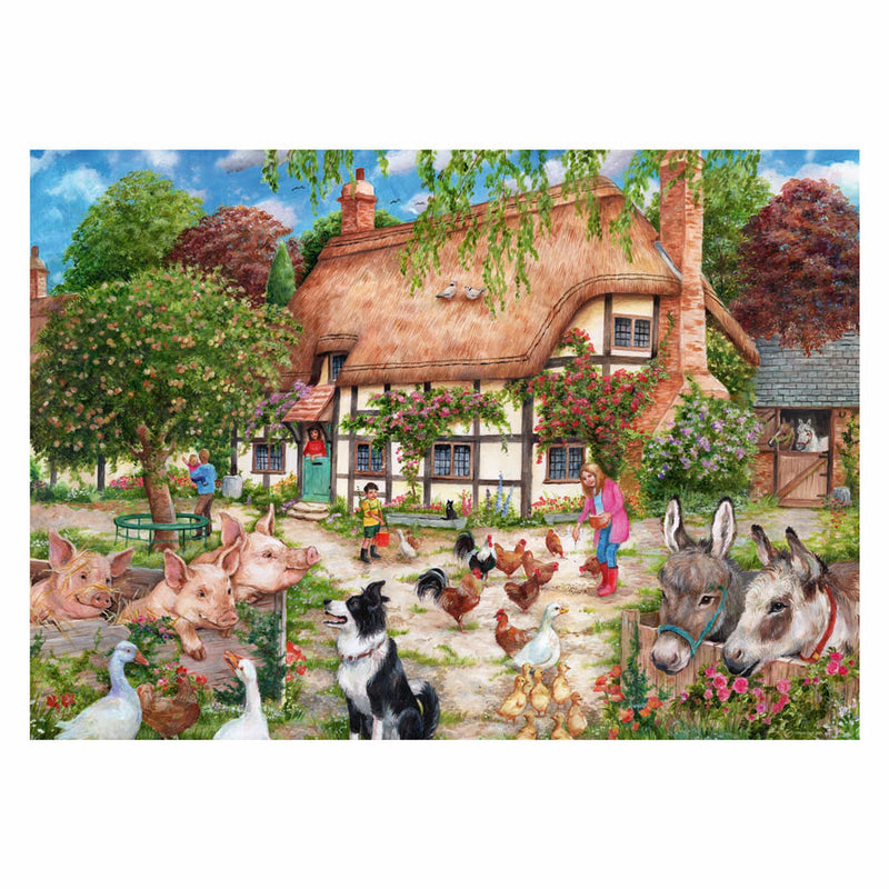 Afbeelding laden in galerijviewer, Ravensburger puzzel farm cottage - legpuzzel - 1000 stukjes
