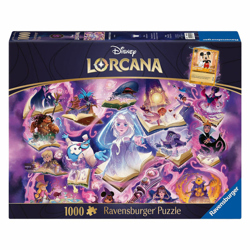 Load image into Gallery viewer, Ravensburger legpuzzel disney lorcana glimmers of the realm: amethyst - 1000st.
