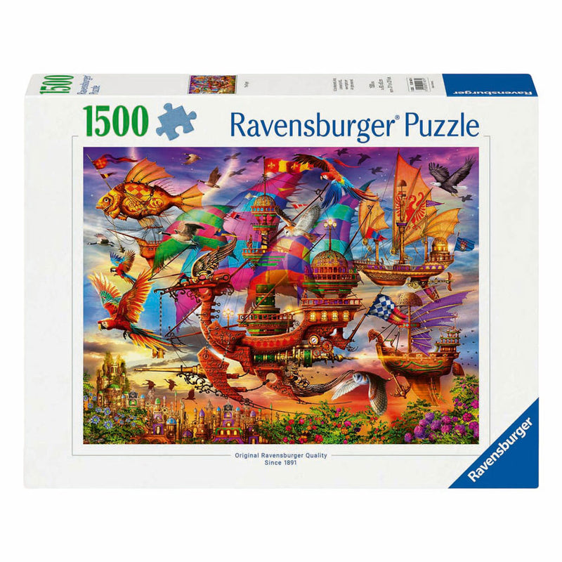 Load image into Gallery viewer, Ravensburger legpuzzel de vlucht - 1500st.
