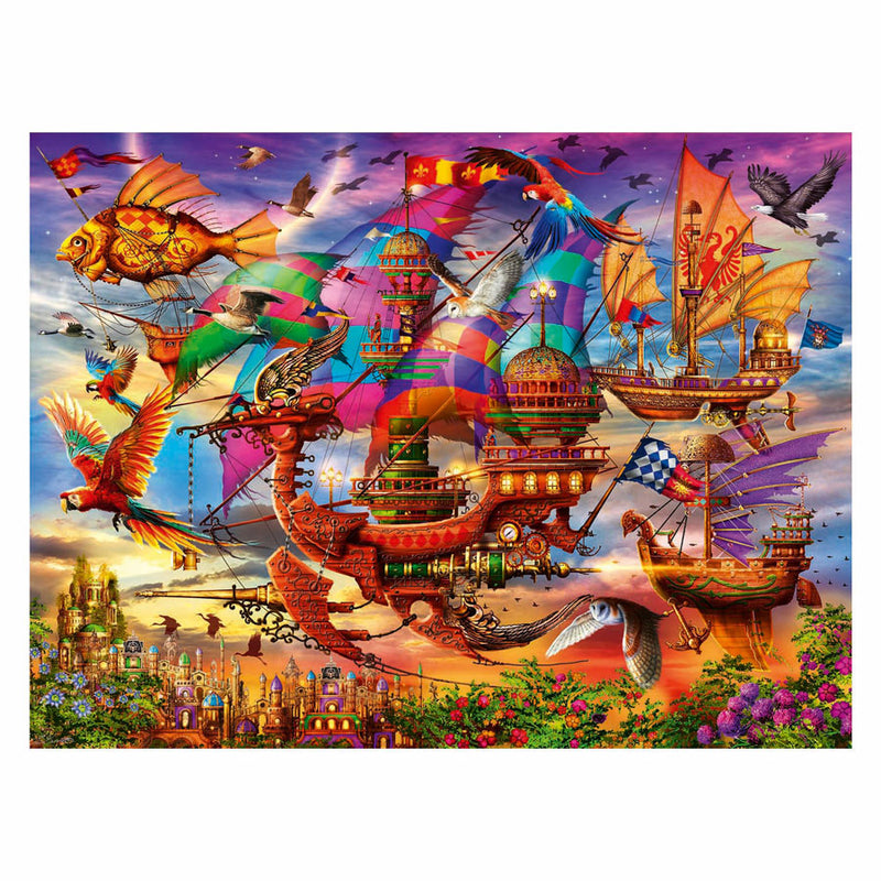 Afbeelding laden in galerijviewer, Ravensburger puzzel the flight - legpuzzel - 1500 stukjes
