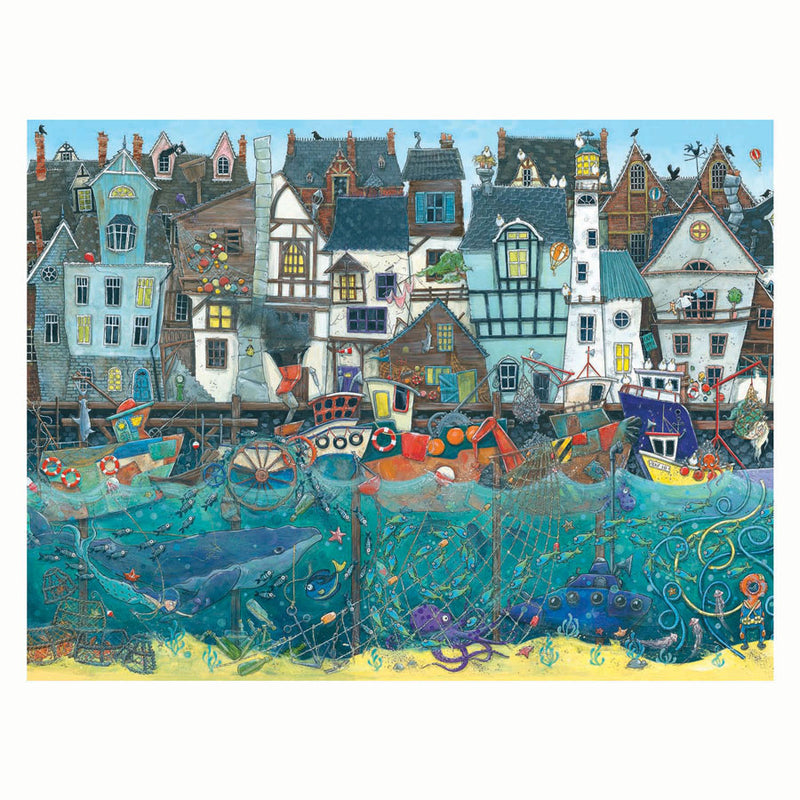 Load image into Gallery viewer, Ravensburger legpuzzel haven van wonderen - een bruisende fantasiehaven - 1500st.
