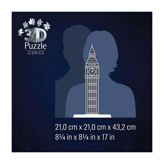 Ravensburger 3d puzzel iconics big ben - met licht - 235st.