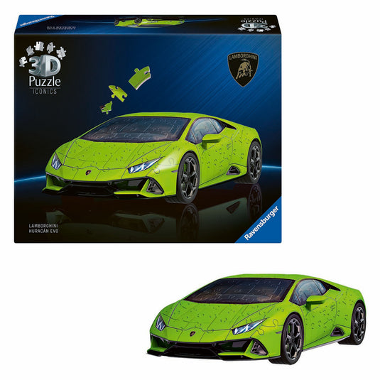 Ravensburger 3d puzzel iconics lamborghini huracan evo - 158st.