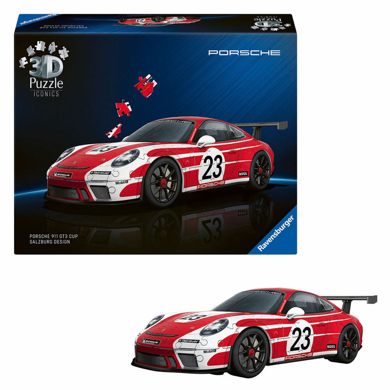 Afbeelding laden in galerijviewer, Ravensburger - iconics: porsche 911 salzburg edition - 3d puzzel - 108 stukjes - bouwset voor kinderen vanaf 8 jaar
