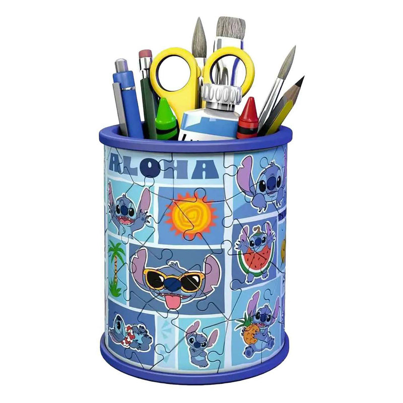 Load image into Gallery viewer, Ravensburger 3d puzzel stitch pennenbak - 54st.
