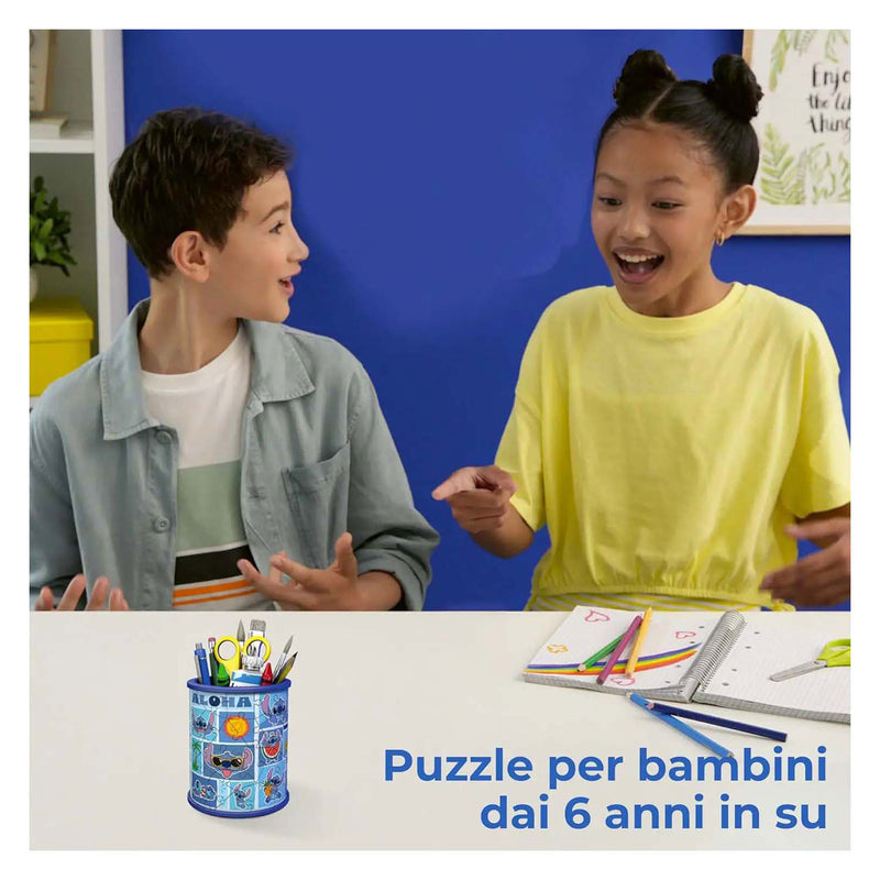 Chargez l'image dans la visionneuse de la galerie, Ravensburger 3d puzzel disney stitch pennenhouder - 54 stukjes.

