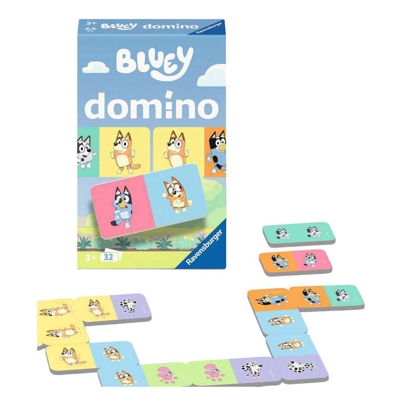 Load image into Gallery viewer, Ravensburger bluey domino pocketspel

