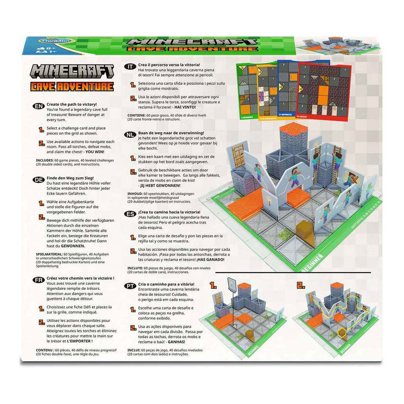 Afbeelding laden in galerijviewer, Thinkfun – minecraft cave adventure – logicaspel – vanaf 8 jaar
