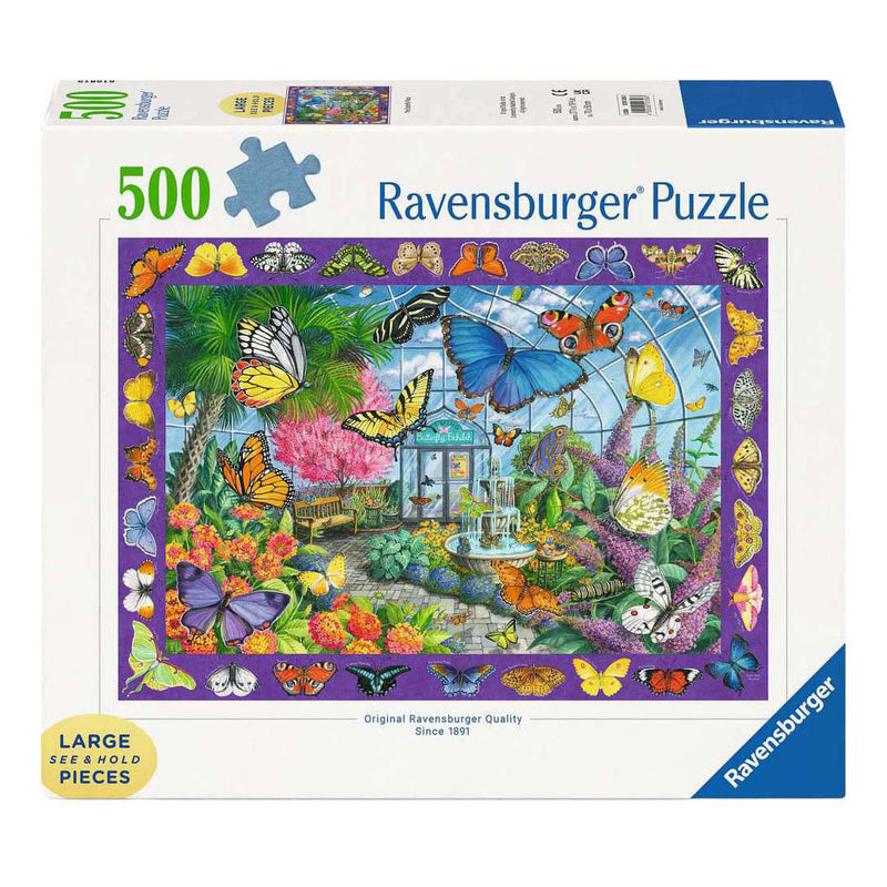 Load image into Gallery viewer, Ravensburger legpuzzel butterfly place - 500st.
