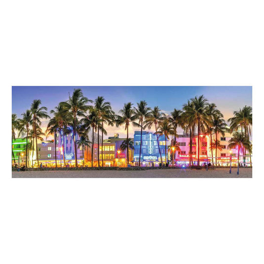 Ravensburger legpuzzel night glow on ocean drive - 1000st.