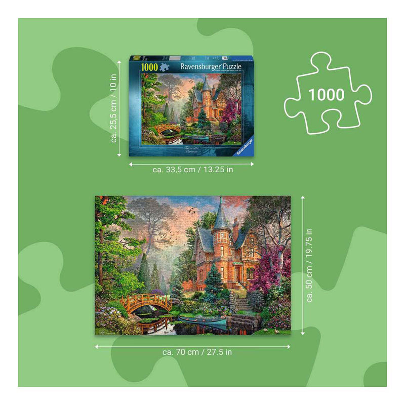 Afbeelding laden in galerijviewer, Ravensburger – terracotta mansion – legpuzzel – 1000 stukjes
