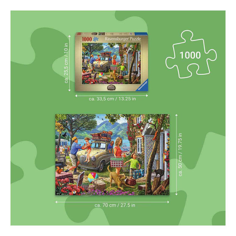 Chargez l'image dans la visionneuse de la galerie, Ravensburger – holiday cottage – legpuzzel – 1000 stukjes
