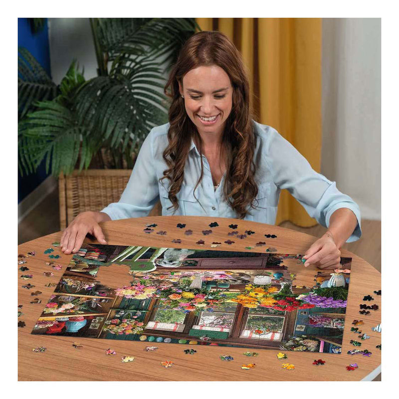 ギャラリービューアに画像をロードする, Ravensburger – my haven no.13: flower arranger – legpuzzel – 1000 stukjes
