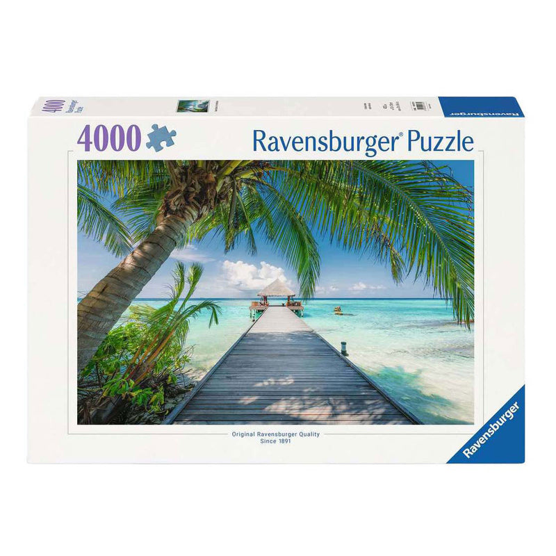 Load image into Gallery viewer, Ravensburger legpuzzel dream beach on the malededives - 4000st.
