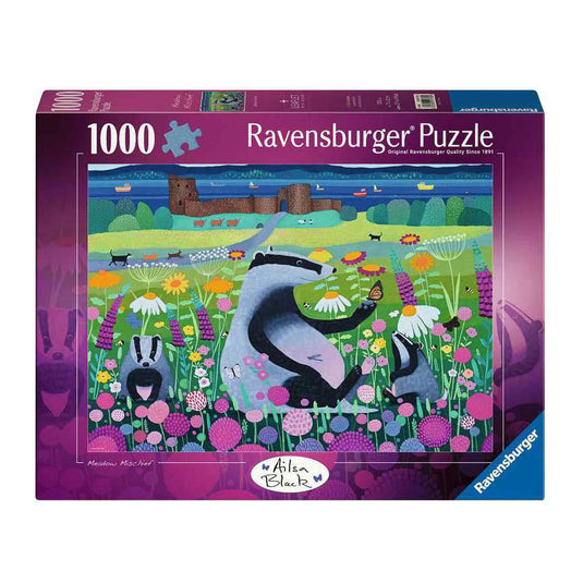 Ravensburger legpuzzel meadow mischief - 1000st.