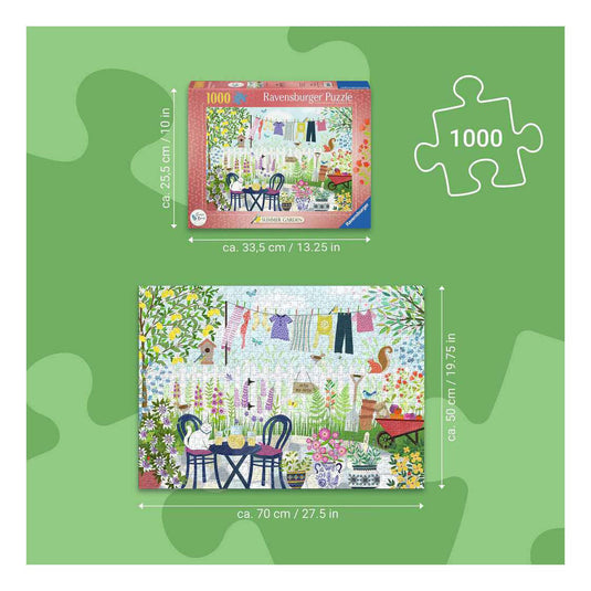 Ravensburger legpuzzel summer garden - 1000st.