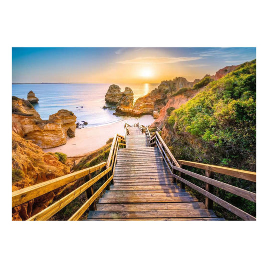 Ravensburger legpuzzel stairway to camilo beach, algarve - 1000st.