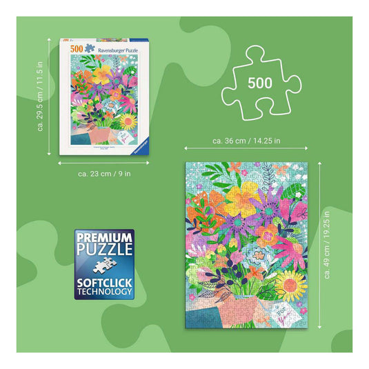 Ravensburger – bloemen voor jou – legpuzzel – 500 stukjes