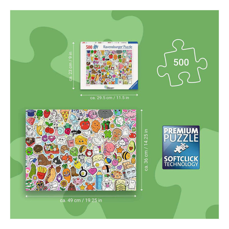 Chargez l'image dans la visionneuse de la galerie, Ravensburger – kawaii – legpuzzel – 500 stukjes
