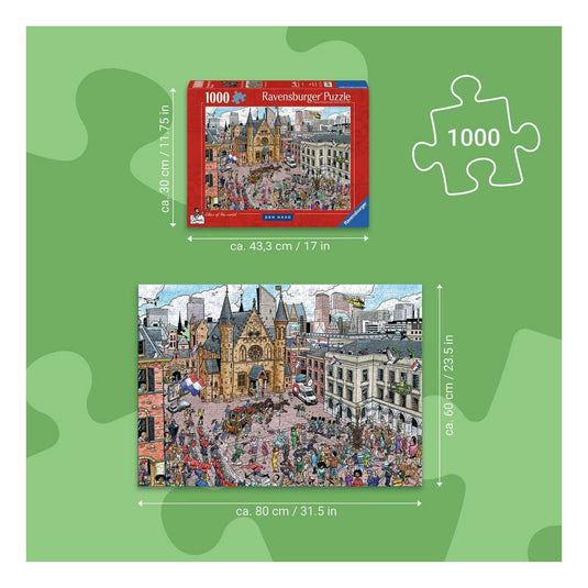Ravensburger legpuzzel fleroux den haag - 1000st.