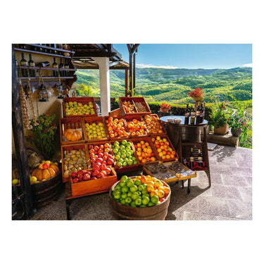 Ravensburger – groente- en fruitmarkt, kroatië – legpuzzel – 500 stukjes