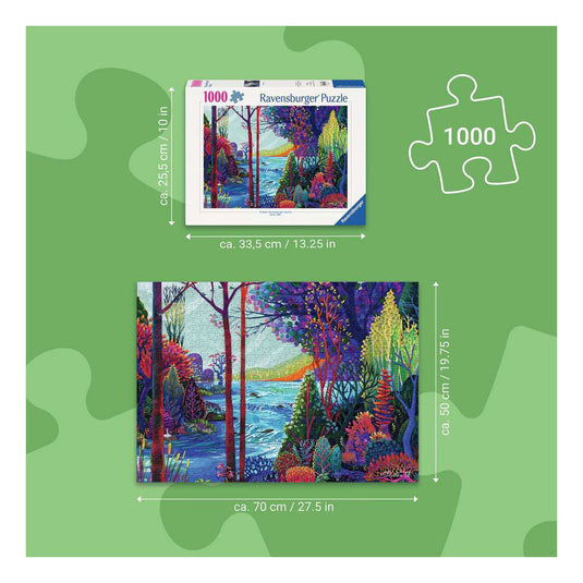 Ravensburger – legpuzzel – 1000 stukjes – 70 x 50 cm