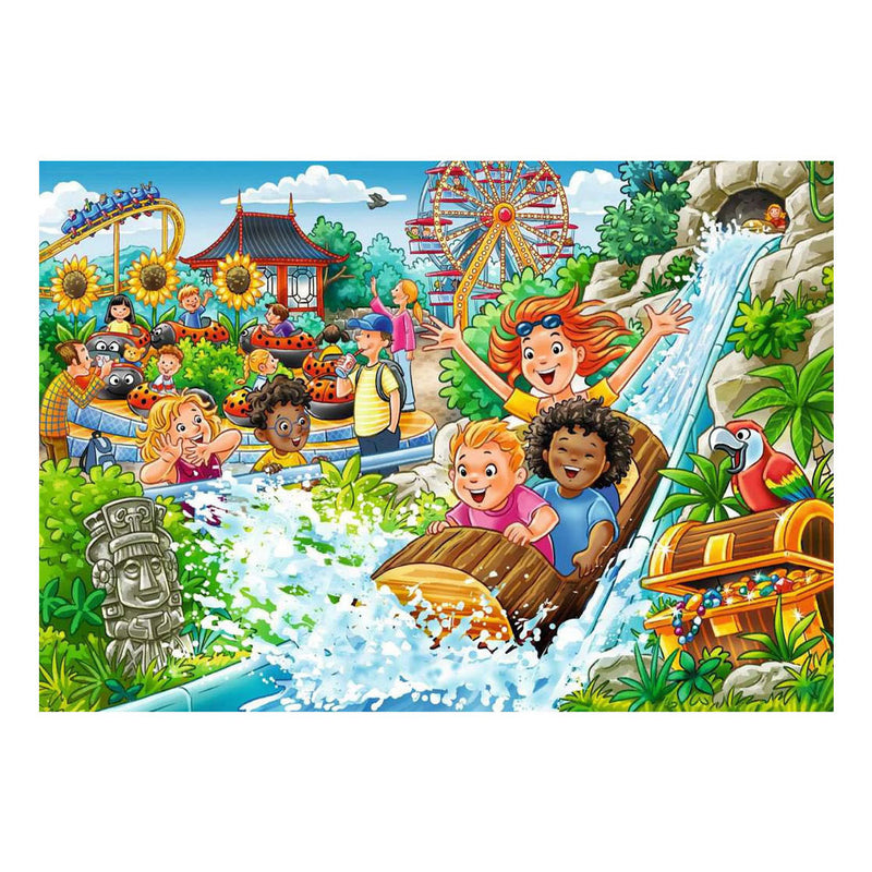 ギャラリービューアに画像をロードする, Ravensburger – pretpark – kinderpuzzel – 2 x 24 stukjes
