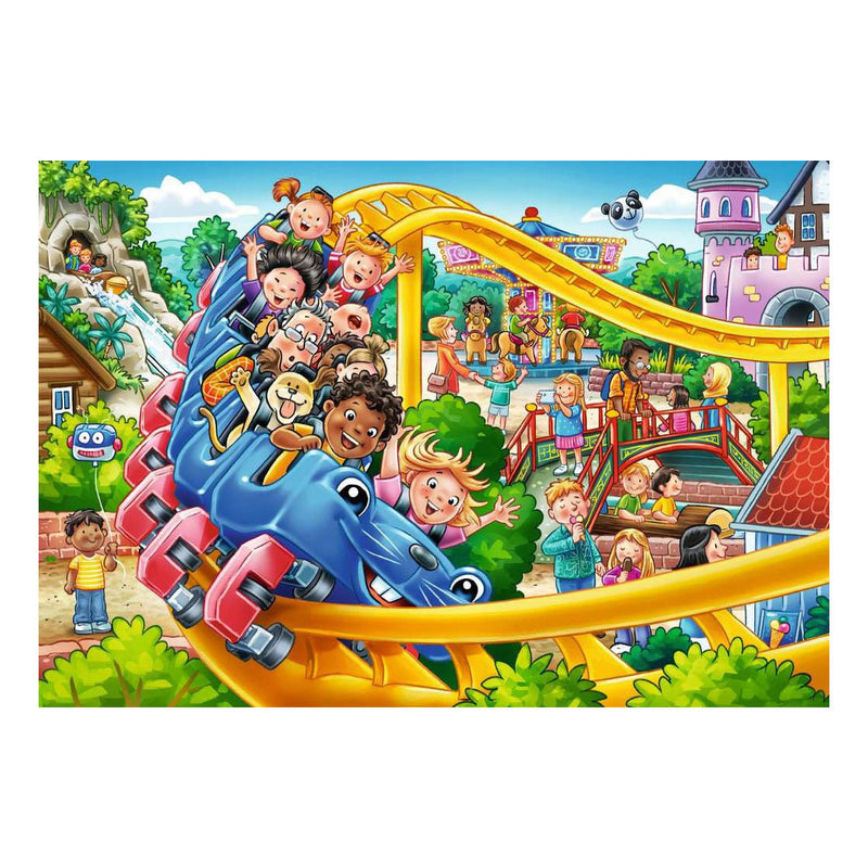 ギャラリービューアに画像をロードする, Ravensburger – pretpark – kinderpuzzel – 2 x 24 stukjes
