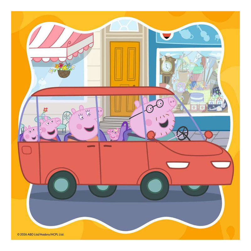 Load image into Gallery viewer, Ravensburger puzzel peppa pig 3x49pcs
