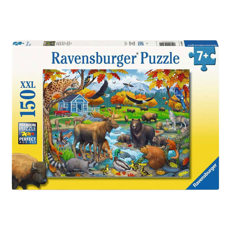 ギャラリービューアに画像をロードする, Ravensburger legpuzzel wildlife gathering - 150 xxl st.
