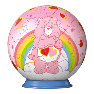 Ravensburger – care bears: love-a-lot bear – 3d puzzle-ball – 55 stukjes