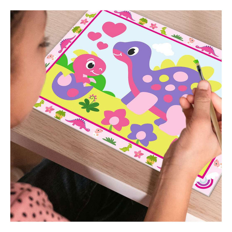 ギャラリービューアに画像をロードする, Ravensburger – creart: kleurrijke dino's – schilderen op nummer
