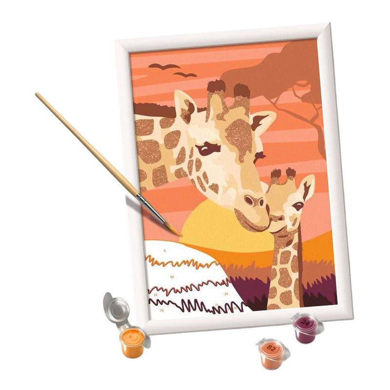 Load image into Gallery viewer, Ravensburger creart schilderen op nummer - giraffen
