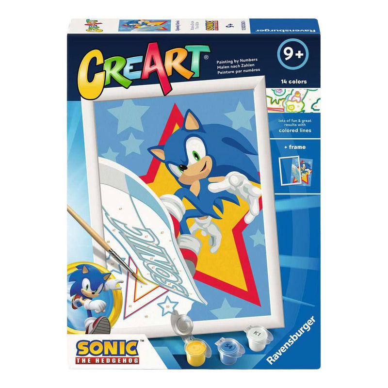 Load image into Gallery viewer, Ravensburger creart schilderen op nummer - speedy sonic
