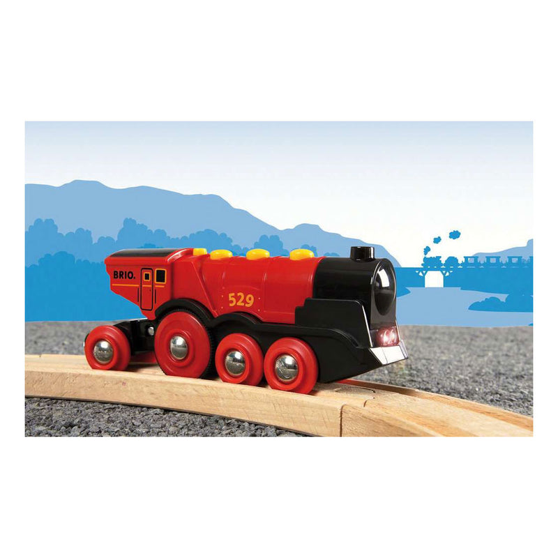 Chargez l'image dans la visionneuse de la galerie, Brio rode locomotief op batterijen
