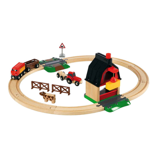 Brio treinset met boerderij - 20dlg.